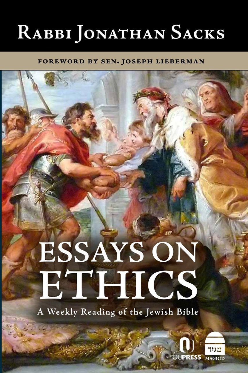 Essays On Ethics by Rabbi Jonathan Sacks