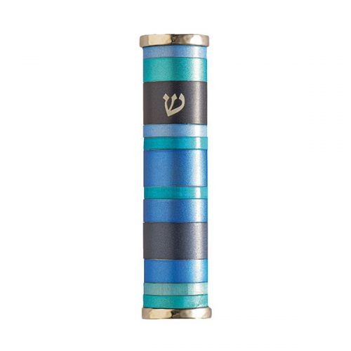 Emanuel Mezuzah Case w/ Rings - Multicolor