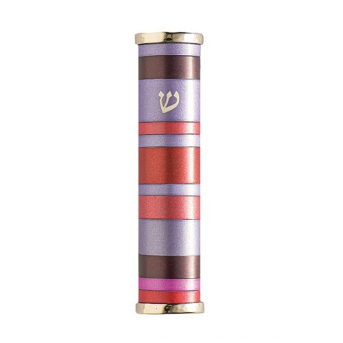 Emanuel Mezuzah Case w/ Rings - Multicolor
