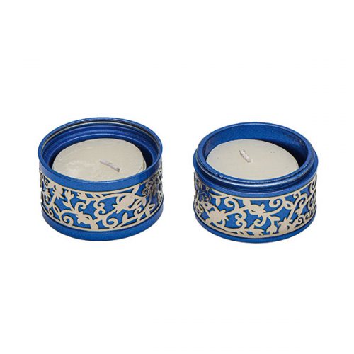 Emanuel Travel Candlestick W/ Metal Cutout