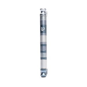 Anodized Cylinder Mezuzah Case Stripes