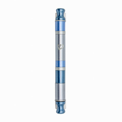 Anodized Cylinder Mezuzah Case Wide Stripes