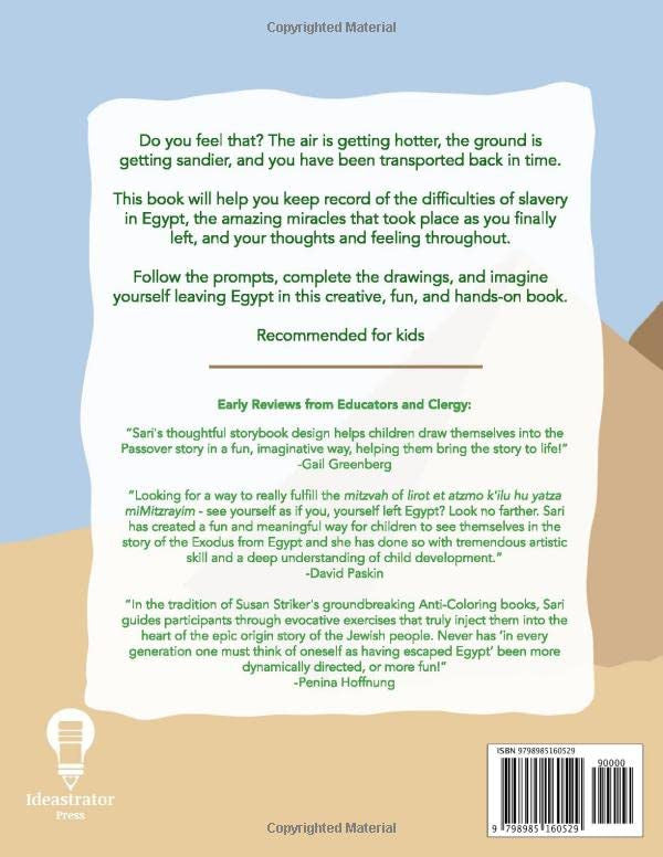 My Escape From Egypt-Coloring Book By Sari Kopitnikoff