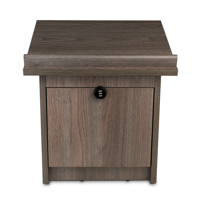 Tabletop Wood Shtender with Combination Lock