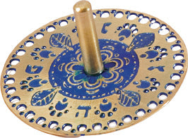 Laser cut Dreidel Oriental MULTI COLOR