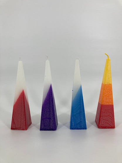 Pyramid Shape Havdallah Candle