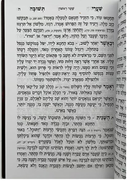 שערי תשובה מנוקד המפואר פאר היהדות