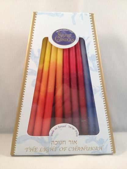 Safed Deluxe Chanukah Candles